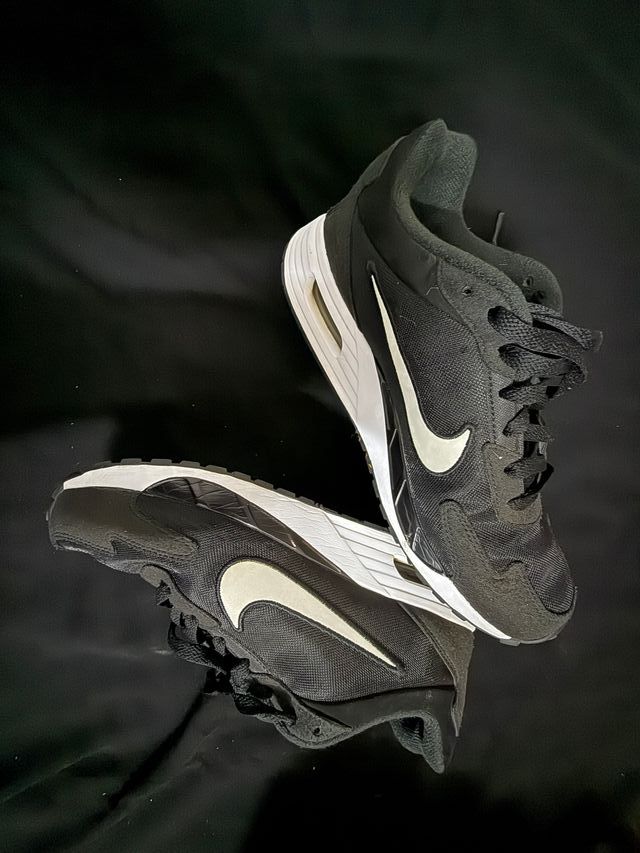 Nike Air Max Solo Hombre Negro/Blanco Original
