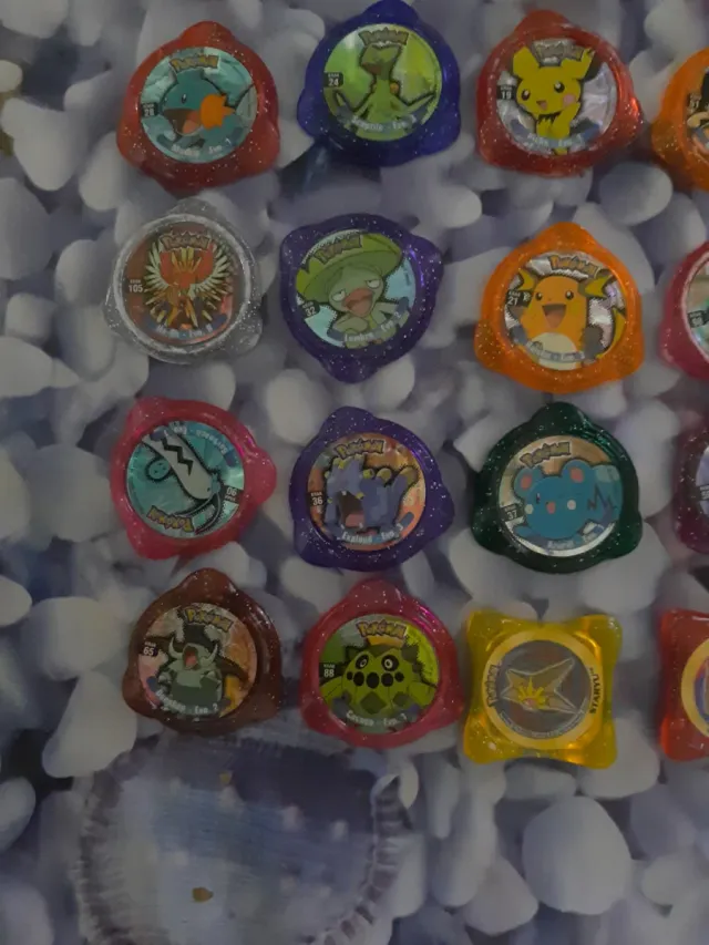 KRAKS Panini Tazos Pokémon Brillantes