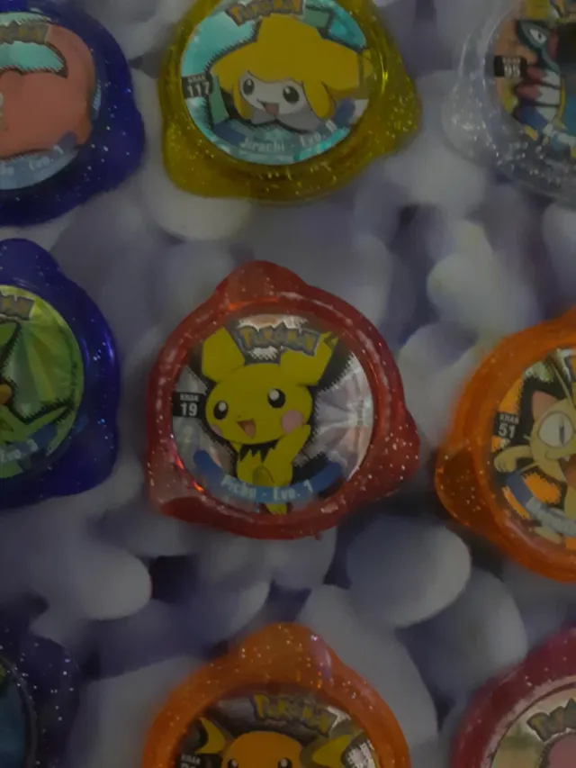 KRAKS Panini Tazos Pokémon Brillantes