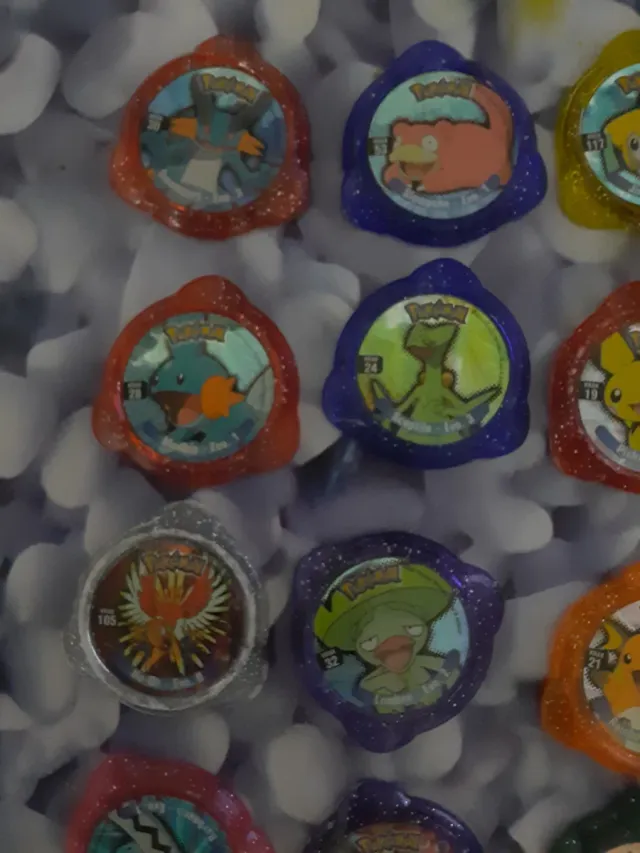KRAKS Panini Tazos Pokémon Brillantes