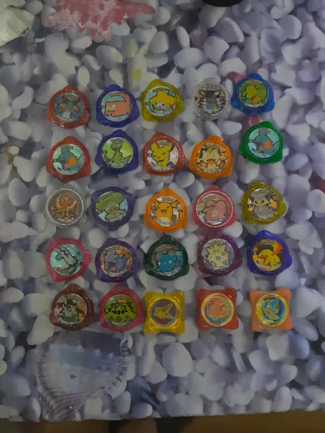 KRAKS Panini Tazos Pokémon Brillantes