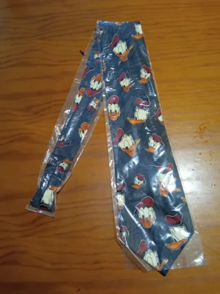 Corbata Pato Donald Disney Vintage Gris Multicolor