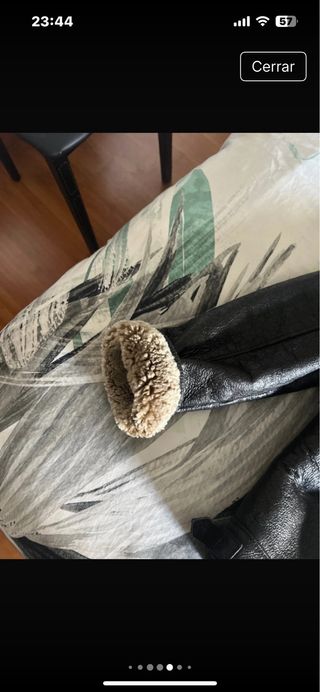 Cazadora Adolfo Domínguez Negra/Marrón