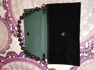 Bolso fiesta terciopelo negro sin estrenar