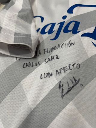 Camiseta de fútbol Numanxia firmada