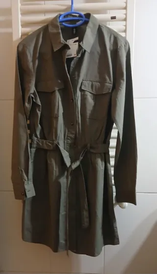 Vestido H&M verde militar