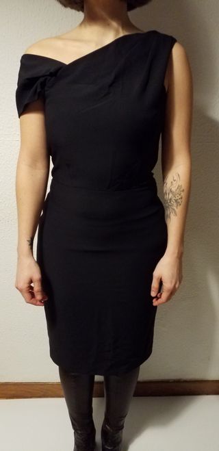 Vestido Negro Pedro del Hierro Talla M