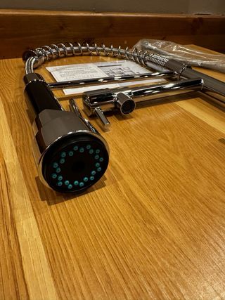 Rubinetto cucina estraibile + doccetta