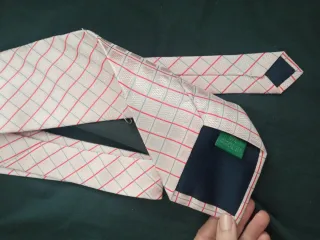 Corbata Visconti Vintage Rosa Cuadros