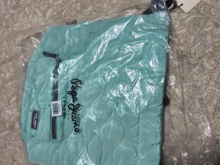 Mochila Pepe Jeans verde menta acolchada