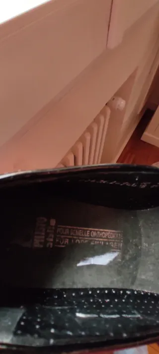 Mocasines charol negros T38