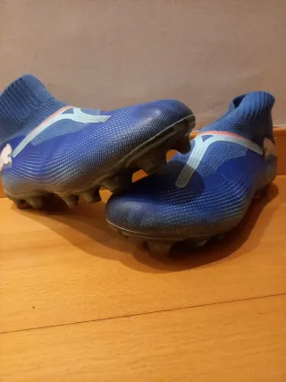 Botas de fútbol Puma Azules