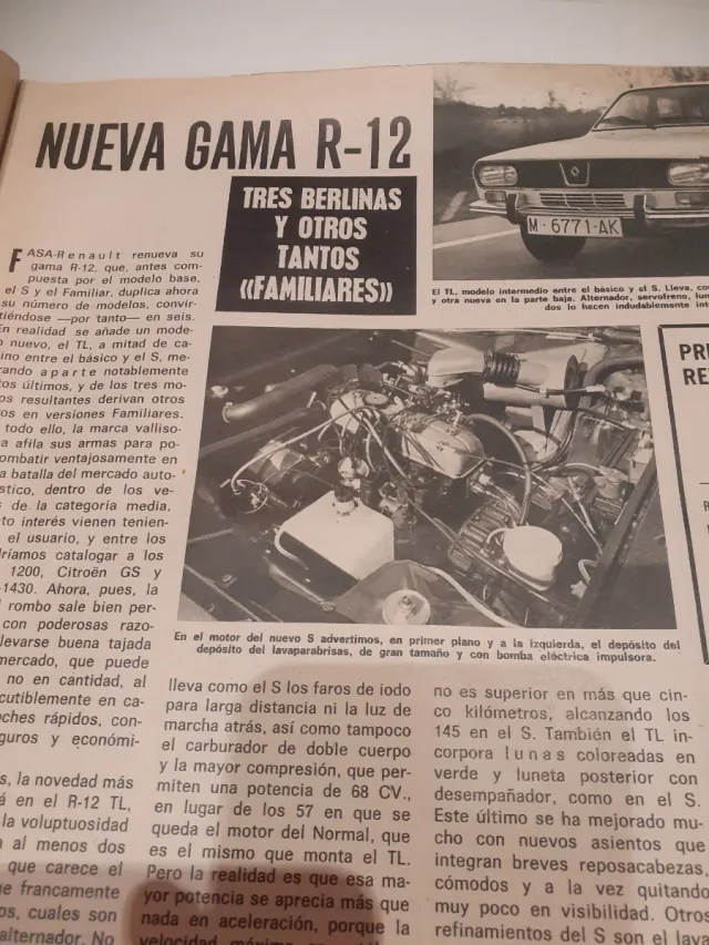 Velocidad Revista del motor n⁰ 702. Febrero 1975