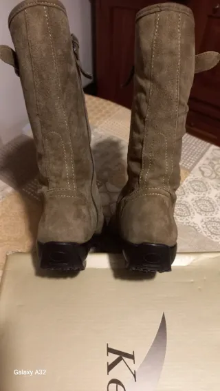 Stivali donna vera pelle scamosciata