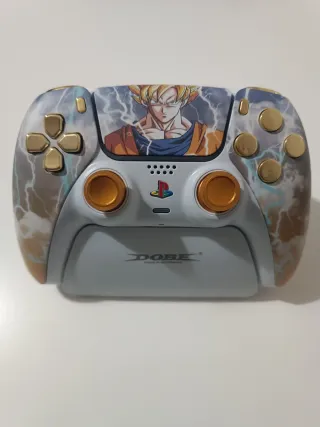 Mando PS5 Goku con joysticks TMR magnéticos