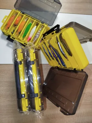 3 Cajas de Señuelos de Pesca