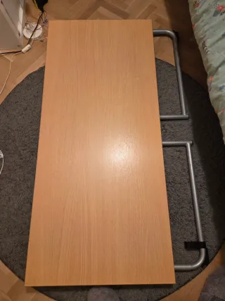 Escritorio plegable madera y metal 135x60