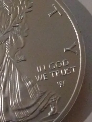 Moneda 1 oz Dólar Chapado Plata