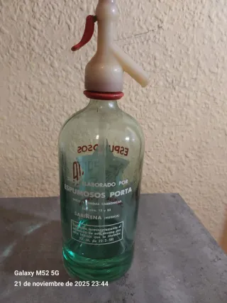 Sifón antiguo Espumosos Porta