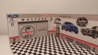 Diorama Ford Mustang Taller