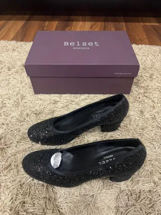 Zapatos de tacón Belset negros fiesta