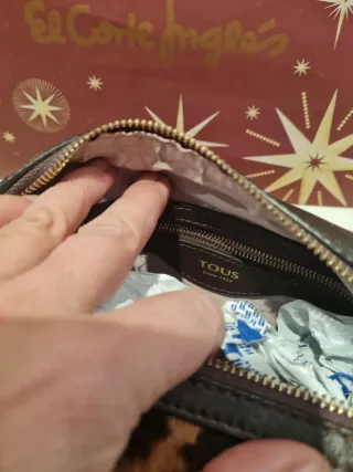 Bolso Tous estampado leopardo y piel