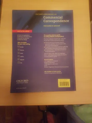 Oxford Handbook of Commercial Correspondence. S...
