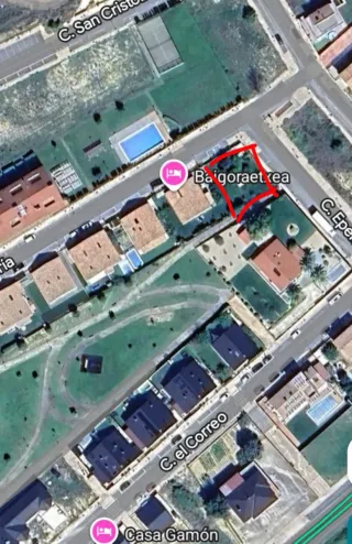 Parcela urbana 500 m urbanizada