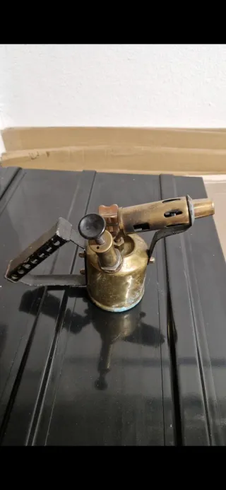 Soplete antiguo de cobre