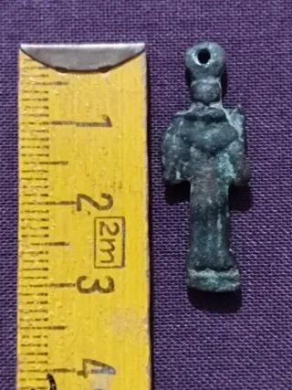 Figura devocional bronce s.XVIII