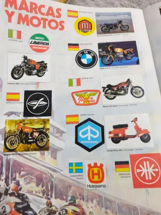 Álbum Completo Cromos Bimbo El Mundo de las Motos
