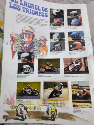 Álbum Completo Cromos Bimbo El Mundo de las Motos