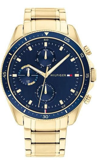 Orologio Tommy Hilfiger Uomo Cronografo Blu Oro