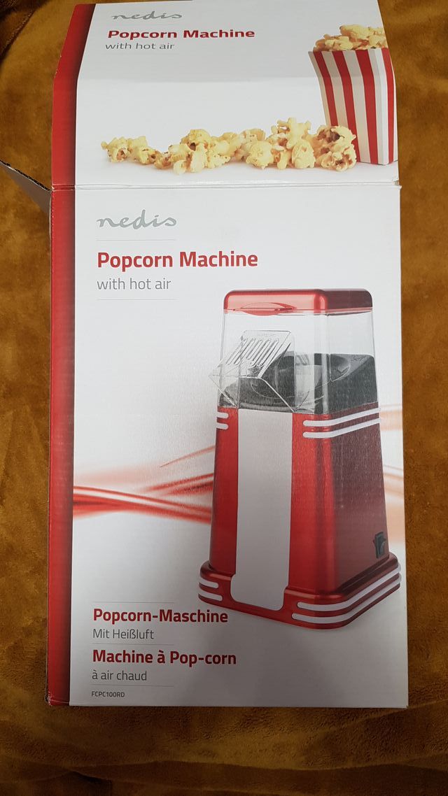 Máquina de Palomitas Nedis Roja