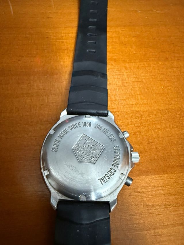 Reloj TAG Heuer Cronógrafo Negro/Plata