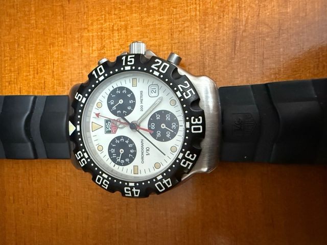 Reloj TAG Heuer Cronógrafo Negro/Plata