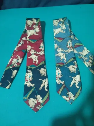 2 Corbatas de niño Vintage 101 dálmatas