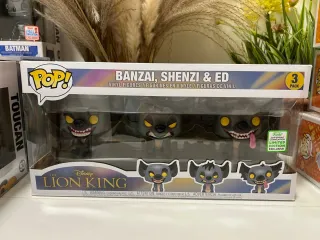 Funko Pop Banzai, Shenzi & Ed - El Rey León