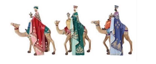 Set 3 Reyes Magos Camellos Grandes