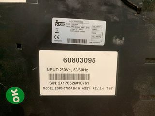 Placa Teka IZV 93320 MST BK