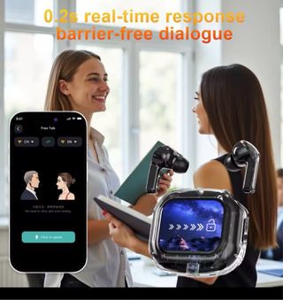 Auricolari Traduzione HLXZK Touch Screen Wireless