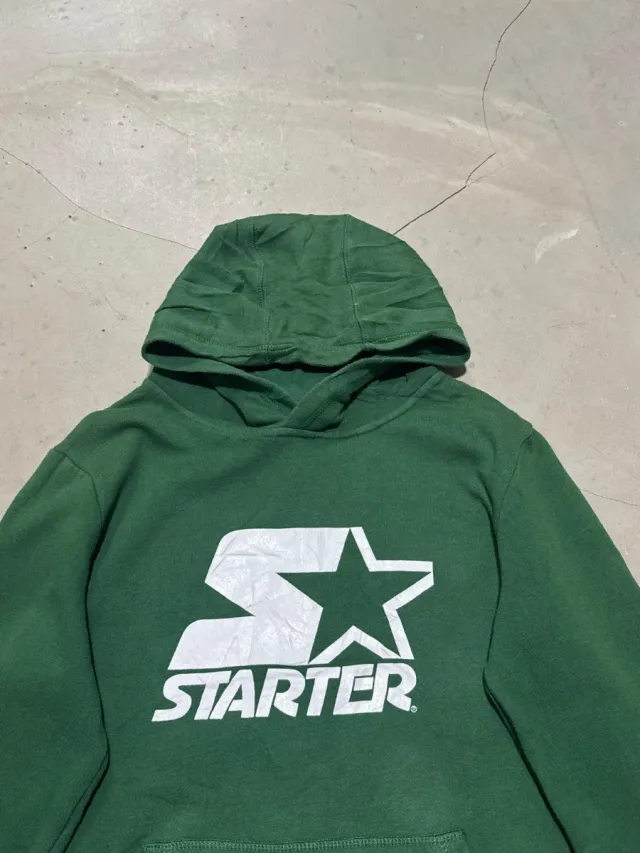 Felpa con cappuccio Starter verde