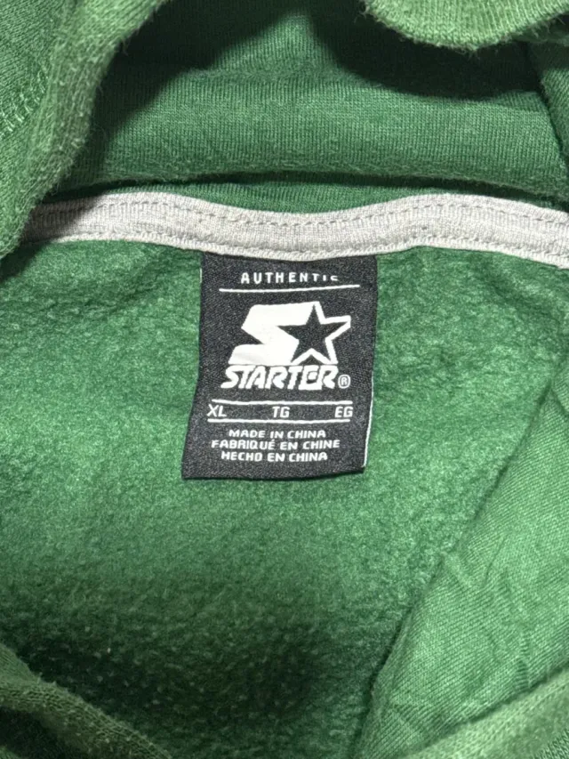 Felpa con cappuccio Starter verde