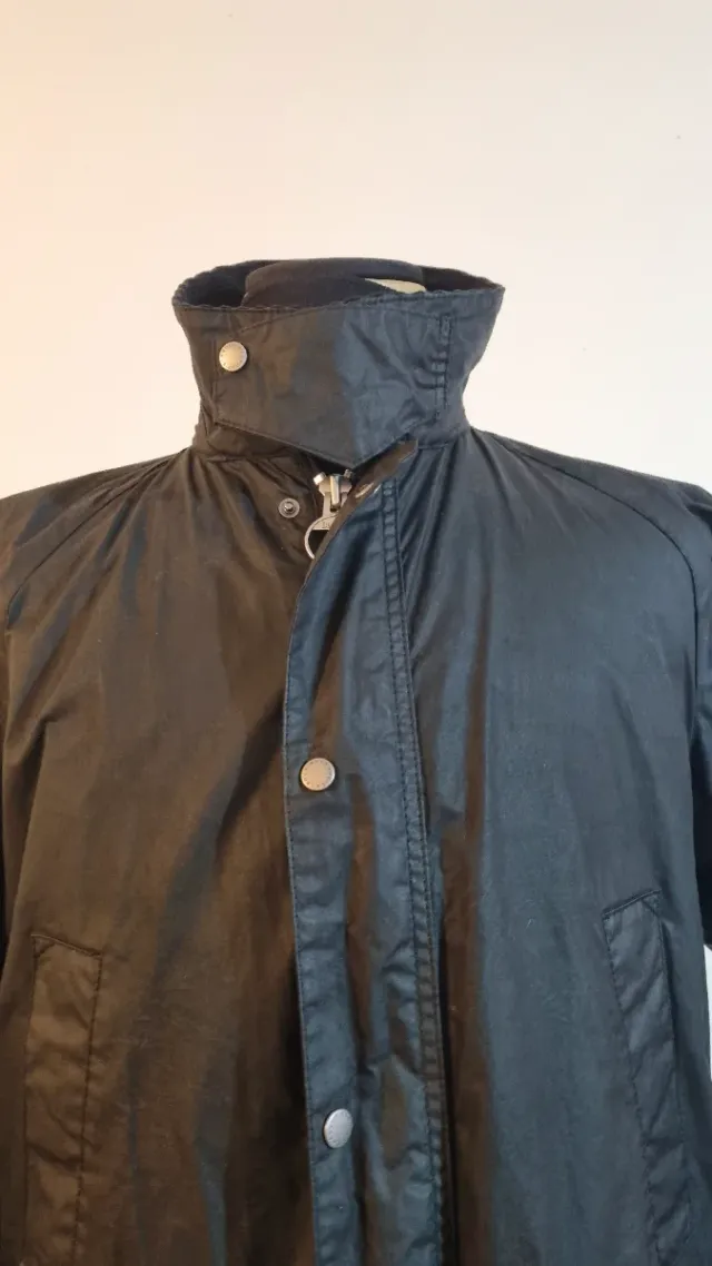 Barbour Beacon Bedale Chaqueta Wax Negra