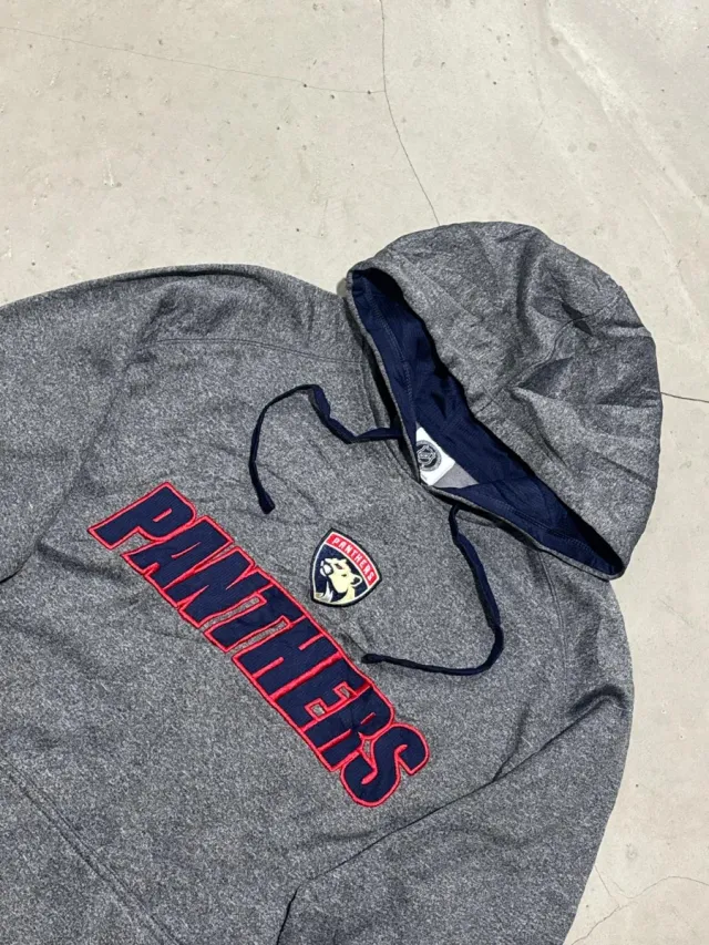 Felpa Panthers Grigia con Logo