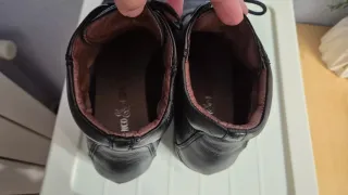 Botines de piel Pitillos negros