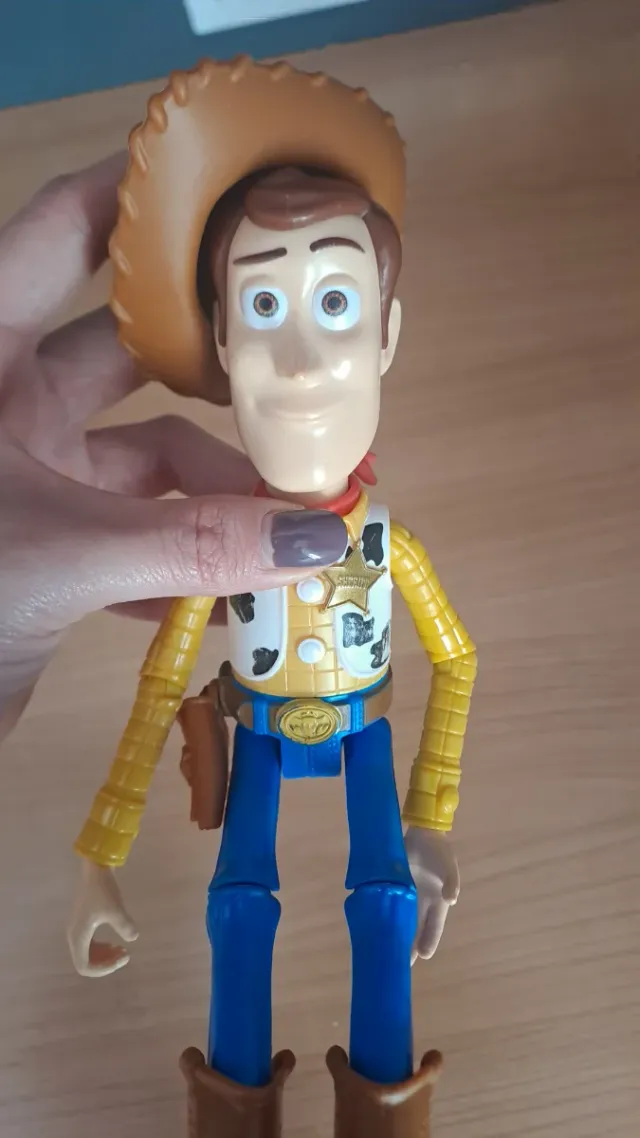 Vecchia action figure Woody di Toy Story