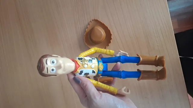 Vecchia action figure Woody di Toy Story