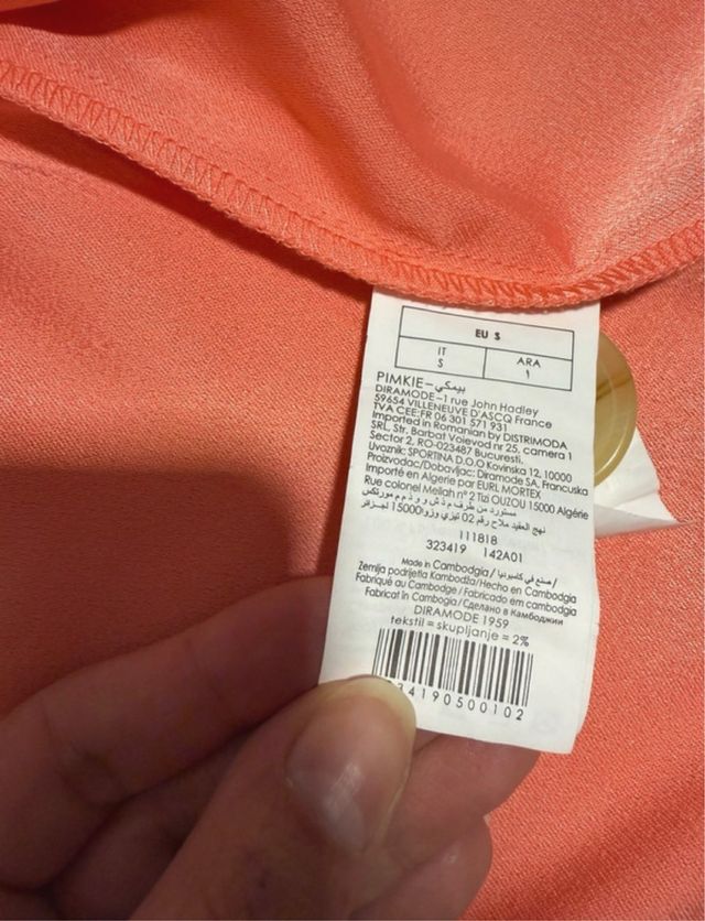 Blazer naranja Pimkie