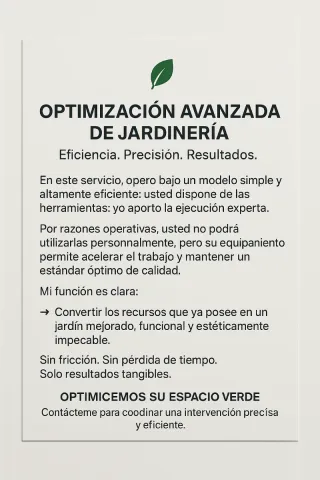 Jardínero profesional